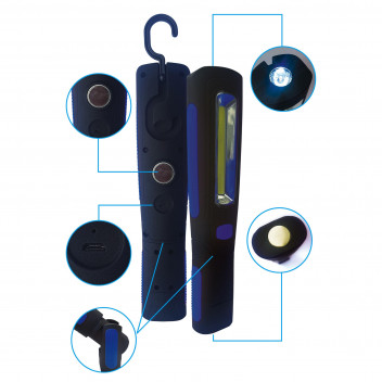 Image for Streetwize Rechargeable Work Light 3W COB LED