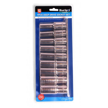 Image for Bluespot 9 Piece 1/2 Inch Deep Drive Socket Set