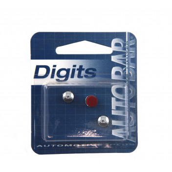 Image for Autobar Self Adhesive Chrome Styling Digit - ...