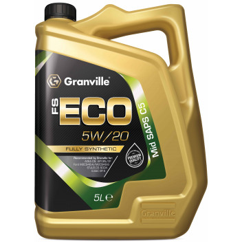 Image for Granville FS-ECO 5W 20 Fully Synthetic Engine Oil 5 Litre Bottle