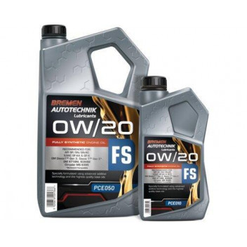 Image for Bremen Autotechnik Fully Synthetic Engine Oil 0W 20 FS 5 Litre Bottle