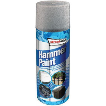 Image for Streetwize Hammer Finish Paint Grey