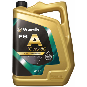 Image for Granville FS-A 10W 50 Fully Synthetic Engine Oil 4 Litre Bottle