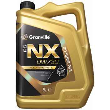 Image for Granville FS-NX 0W 30 Fully Synthetic Engine Oil 5 Litre Bottle