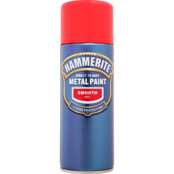 Image for Hammerite Red Smooth Finish Aerosol 400 ml