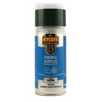 Image for Hycote Double Acrylic Nissan Marine Green Metallic Spray Paint