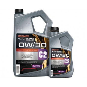Image for Bremen Autotechnik Fully Synthetic Engine Oil 0W 30 C2 5 Litre Bottle