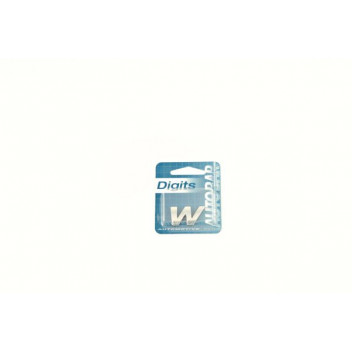 Image for Autobar Self Adhesive Chrome Styling Digit - W