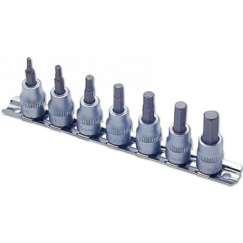 Image for Laser Hex Bit Set MM 3/8 D 7pc