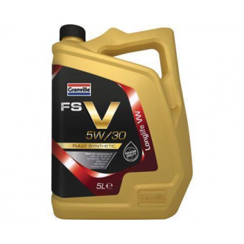 Image for Granville FS-V 5W 30 Fully Synthetic Engine Oil VW Spec 5 Ltr