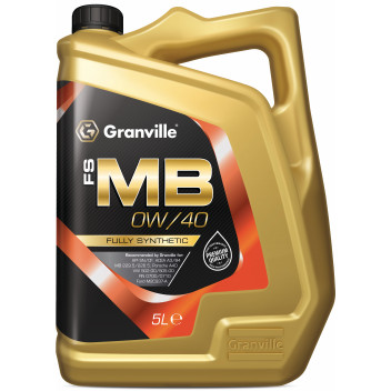 Image for Granville FS-MB 0W 40 Fully Synthetic Engine Oil 5 Litre Bottle