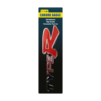 Image for Chrome Self Adhesive Badge Type R