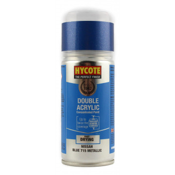 Image for Hycote Double Acrylic Nissan Blue 715 Metallic Spray Paint