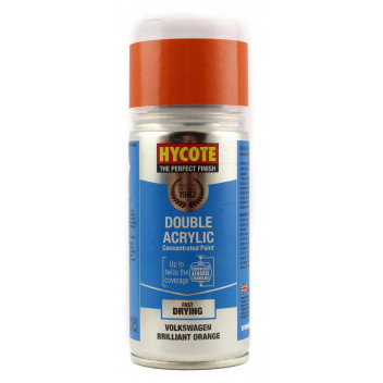 Image for Hycote Double Acrylic Volkswagen Brilliant Orange Spray Paint