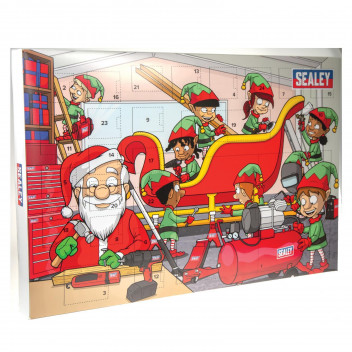 Image for Sealey Christmas Advent Calendar 36pce Ratchet, Socket & Bit Set