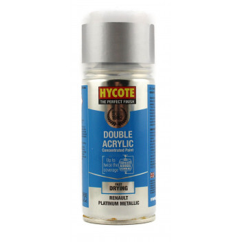 Image for Hycote Double Acrylic Renault Platinum Metallic Spray Paint
