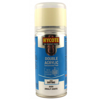 Image for Hycote Double Acrylic Audi Amalfi White Spray Paint