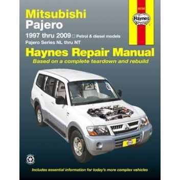 Image for Mitsubishi Pajero Manual (Haynes) Petrol & Diesel - 97 to 09 Australian (68766)