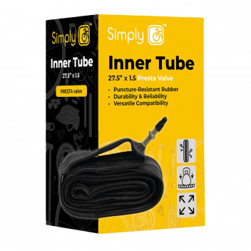 Image for Simply Cycling Inner Tube Presta Valve 27.5 in x 1.5