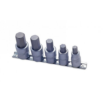 Image for Laser Hex Bit Set MM 1/2 D 5pc