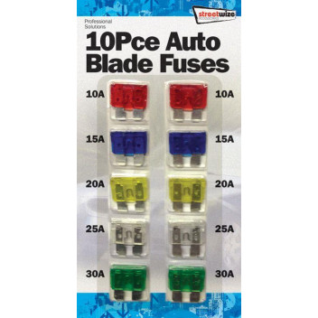 Image for 10 Piece Blade Fuse Set