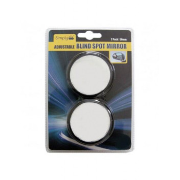 Image for Adjustable Circular Blind Spot Mirror Pack Of 2