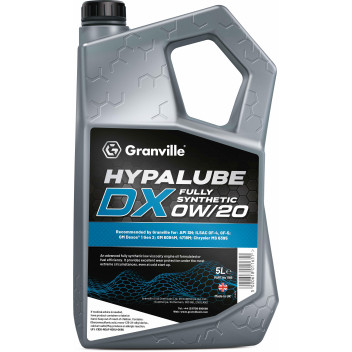 Image for Granville Hypalube DX FS 0w 20 Fully Synthetic Engine Oil 5 Litre